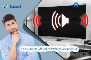 چرا تلویزیون اسنوا صدا دارد ولی تصویر ندارد؟