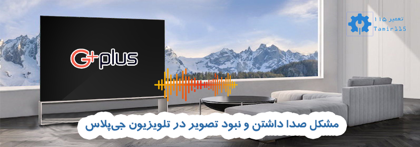 مشکل صدا داشتن و نبود تصویر در تلویزیون جی پلاس