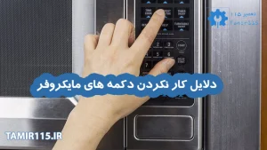 علت کار نکردن دکمه های مایکروفر