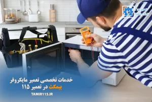 تعمیر مایکروفر بیمکث در محل